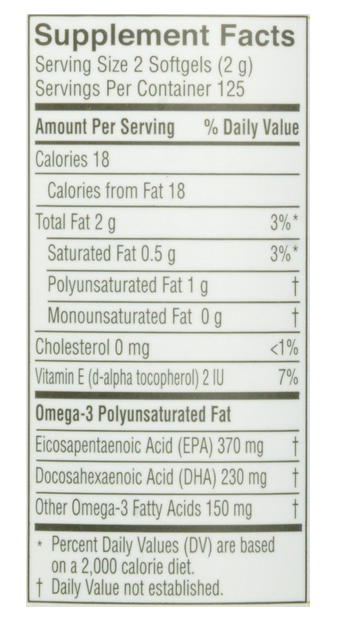 อาหารเสริม fish oil ยอดขายอันดับที่ 5 ของอเมริกา ขายอาหารเสริมน้ำมันปลา Barlean's Organic Oils Fresh Catch Fish Oil, Omega-3, Orange Flavor, 250-Softgels / 1000 mg each